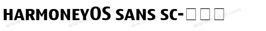 harmoneyOS sans sc字体转换